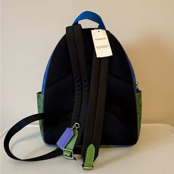 Coach Court Backpack In Blocked Signature Canvas
— - Picture 2 of 9